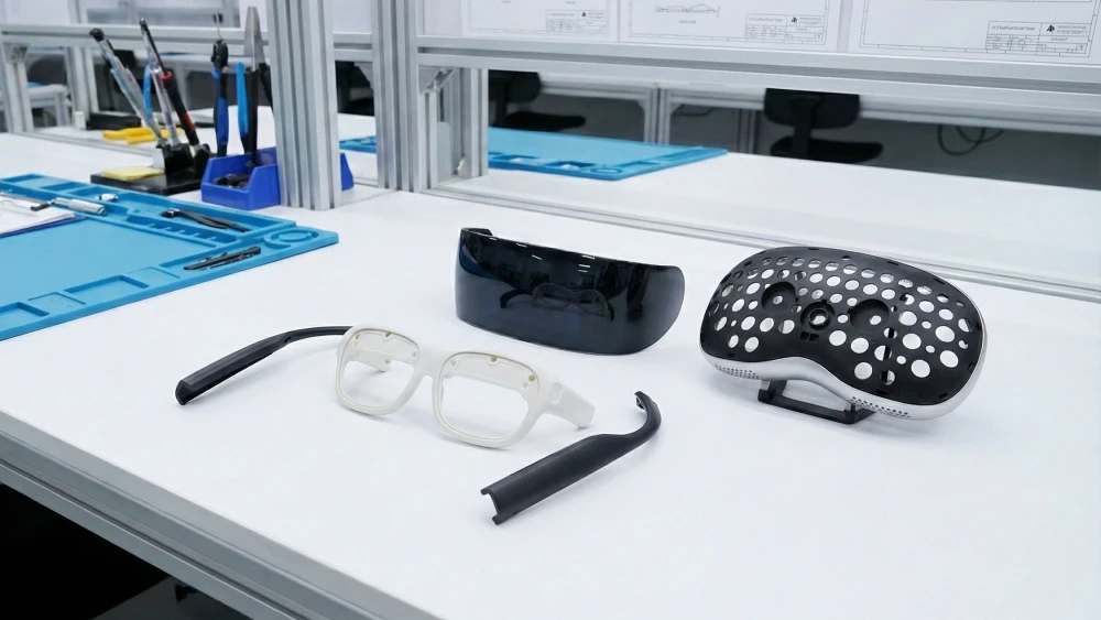 Precision Plastic Molding for VR AR Headsets