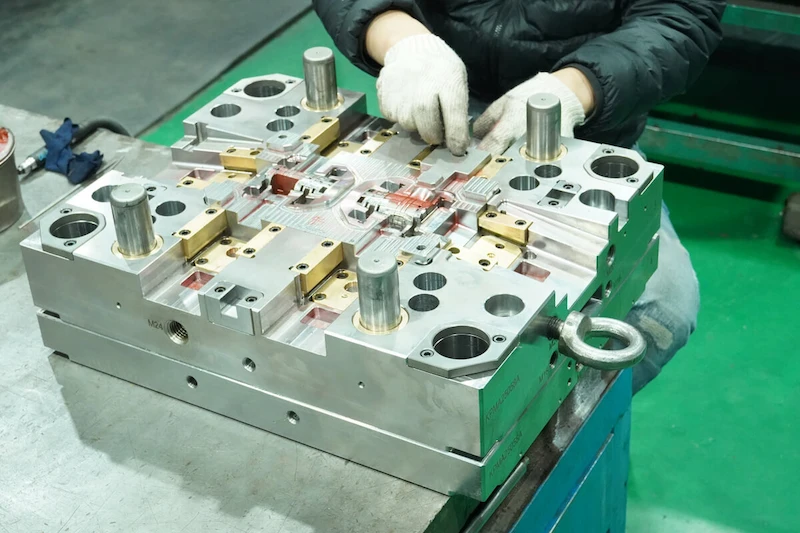 Conventional single-cavity overmolding tools